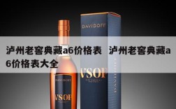 泸州老窖典藏a6价格表  泸州老窖典藏a6价格表大全