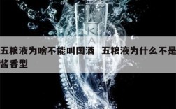 五粮液为啥不能叫国酒  五粮液为什么不是酱香型