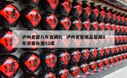 泸州老窖八年窖藏礼  泸州老窖精品窖藏8年浓香白酒52度