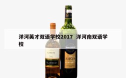 洋河英才双语学校2017  洋河南双语学校