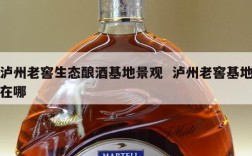泸州老窖生态酿酒基地景观  泸州老窖基地在哪