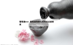 葡萄酒vce  葡萄酒发酵几天可以过滤捞皮