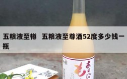 五粮液至樽  五粮液至尊酒52度多少钱一瓶