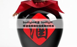 budlight啤酒  budlight啤酒保质期和保质期对照表