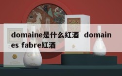 domaine是什么红酒  domaines fabre红酒