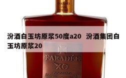 汾酒白玉坊原浆50度a20  汾酒集团白玉坊原浆20