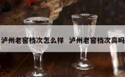泸州老窖档次怎么样  泸州老窖档次高吗