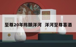 至尊20年陈酿洋河  洋河至尊喜酒