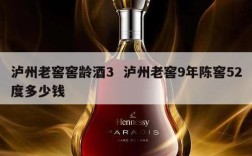泸州老窖窖龄酒3  泸州老窖9年陈窖52度多少钱