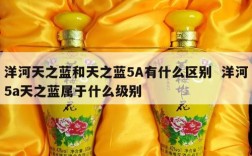 洋河天之蓝和天之蓝5A有什么区别  洋河5a天之蓝属于什么级别