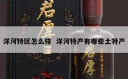 洋河特区怎么样  洋河特产有哪些土特产