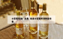 小型葡萄酒厂出售  投资小型葡萄酒制造设备