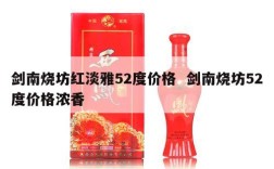 剑南烧坊红淡雅52度价格  剑南烧坊52度价格浓香