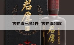 古井酒一层5件  古井酒53度