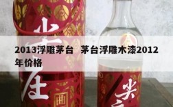 2013浮雕茅台  茅台浮雕木漆2012年价格