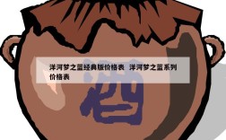 洋河梦之蓝经典版价格表  洋河梦之蓝系列价格表