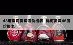 48度洋河贵宾酒价格表  洋河贵宾46度价格表