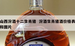 山西汾酒十二生肖猪  汾酒生肖猪酒价格表和图片
